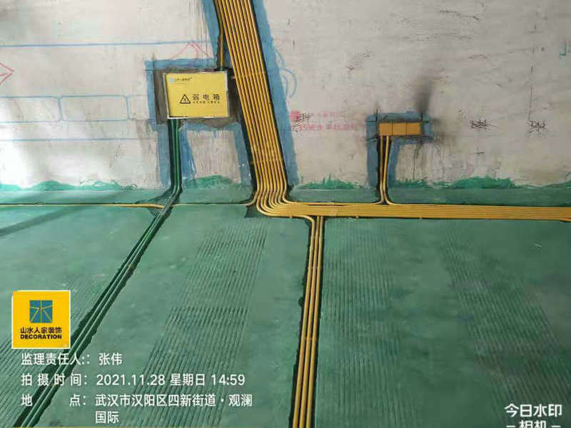 武汉山水人家观澜国际工地水电验收