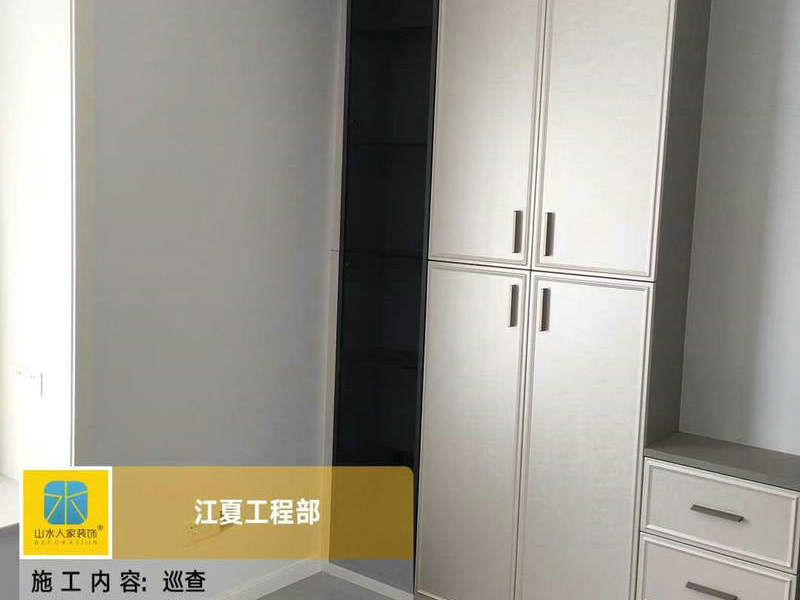 武汉江郡华府小区装修工地巡查