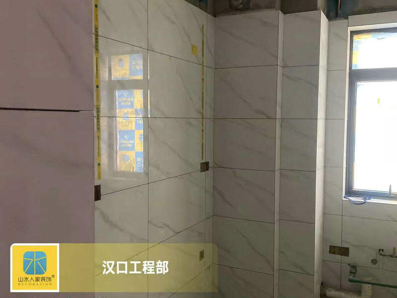武汉国际百衲小区装修工地泥木工程验收