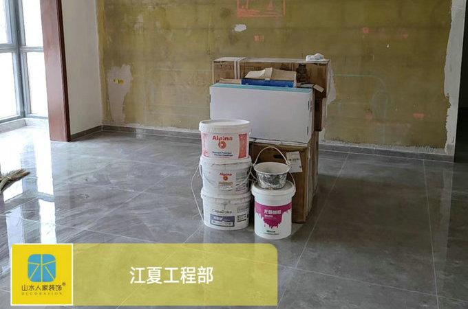 新华联青年城装修工地巡查主材安装阶段