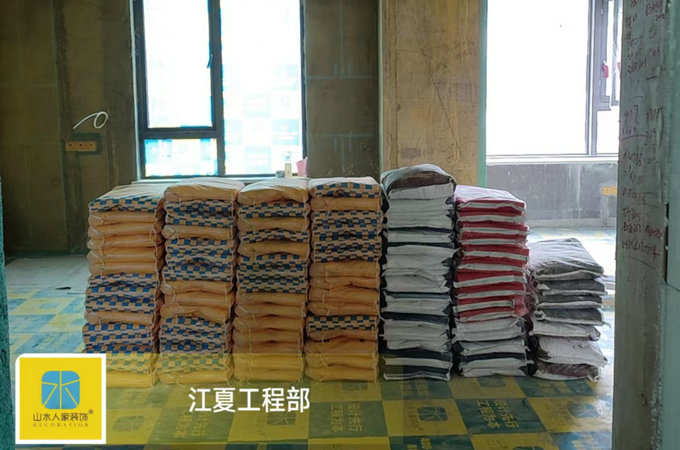 光谷和昌城油漆材料进场