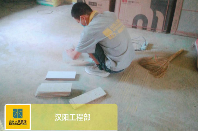 桃李郡装修工地泥工施工