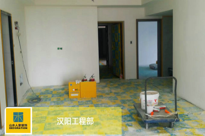 名流人和天地装修工地巡检