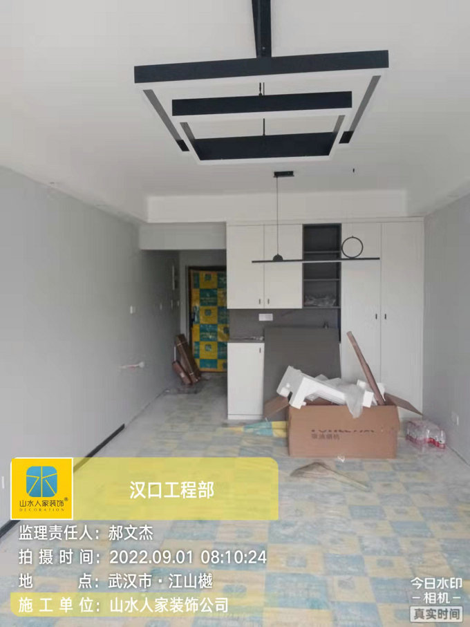 江山樾5栋装修工地安装工程巡检