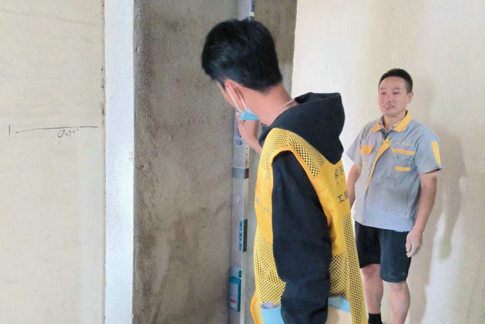 中建铂公馆装修工地巡检