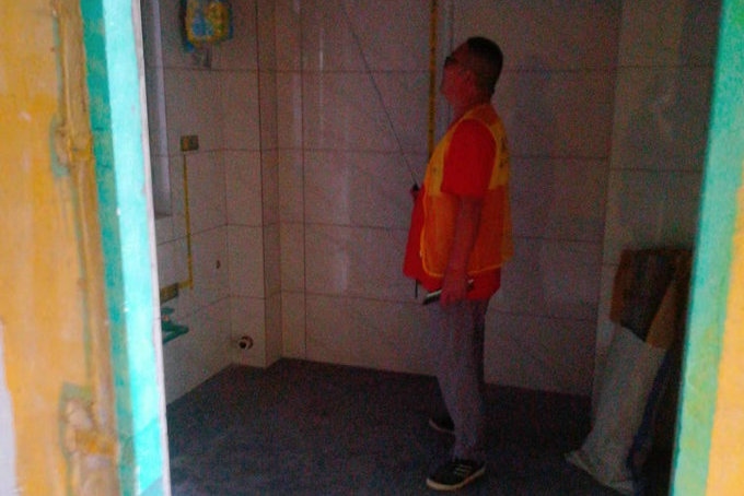 新城桃李郡小区装修工地巡检